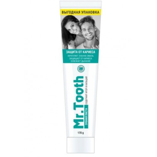 MR.TOOTH Зубная паста Защита от кариеса 170г NEW
